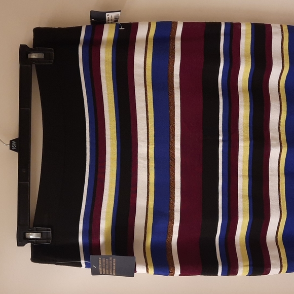 NWT, Rachel Roy Victorian Royal Striped Sweater Skirt - Picture 6 of 15